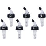 6 pi�ces bec verseur huile 4cl bec verseur de vin bouchon huile d'olive verseur bec verseur alcool pour ...