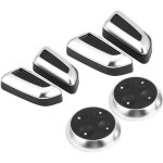 6 pi�ces bouton de r�glage de si�ge de voiture bouton interrupteur couvercle garniture pour a3 a4 a5 ...