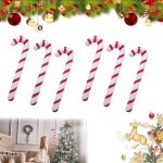 6 pièces canne de noël gonflable décorations de noël, 87 cm gonflables de canne de bonbon, sucre d'orge ... 6 pièces canne de noël gonflable décorations de noël, 87 cm gonflables de canne de bonbon, sucre d'orge ...