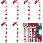 6 pices canne de nol gonflable de no 90cm canne sucre gonflable canne de marche gonflable de nol ...