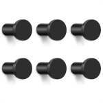6 pièces crochet manteau mural noir, minimaliste robuste patère murale, multi - usages crochet porte ... 6 pièces crochet manteau mural noir, minimaliste robuste patère murale, multi - usages crochet porte ...