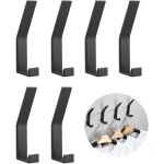 6 pi�ces crochet porte manteau mural individuel patere porte manteau noir patere murale salle de bain ...
