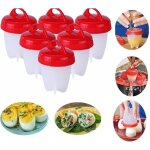 6 pices cuiseur oeuf silicone, oeufs pocheuse silicone, silicone oeuf cooker, antiadhsif pocheuse rapide, ...