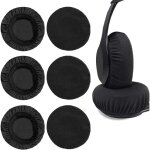6 pi�ces ecouteur hygiene couvre ecouteurs, housses de casque extensibles lavables, housse casque audio, ...