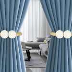 6 pi�ces embrasses de rideaux magn�tiques avec perle, aimant�e embrasses rideau, d�coration pour bureau, ...