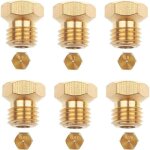 6 pi�ces gicleur butane universels, br�leurs � gaz naturel pour plaque de cuisson gpl, jets, buses et ...