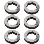 6 pi�ces jante entra�nement pignon . 325 pouces 19mm 7t petite cannelure compatible tron�onneuse