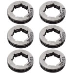 6 pi�ces jante entra�nement pignon . 325 pouces 19mm 7t petite cannelure compatible tron�onneuse