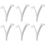 6 pices pince papillon v pour piscine spa brosse, rteau  feuilles, cumoire  feuilles, tte d'aspirateur ...
