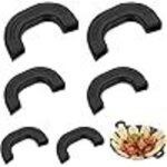 6 pi�ces poign�es lsol�es antid�rapant, support de poign�e en silicone, support de poign�e chaude, convient ...