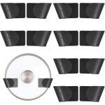 6 pi�ces porte couvercle de casseroles, support couvercles casseroles mural auto - adh�sifs, support ...