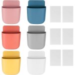 6 pieces rangement telecommande tv, support de telecommande mural, bo�te rangement organisateur, bo�te ...