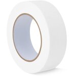 6 pi�ces ruban adh�sif de masquage en papier blanc ? id�al pour peinture, d�coration murale, arts et ...