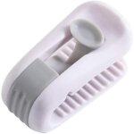 Portefeuille long zipp� en cuir avec feuilles d�coup�es (bleu)