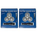 6 pi�ces t�tes de rechange compatibles rasoir �lectrique philips norelco mod�les pt et at s�rie