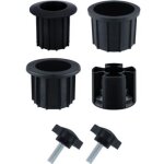 6 pi�ces umbrella stand parts, accessoires pied parasol avec fil de serrage bouton noir accessoires parasol ...