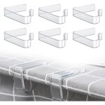 6 pinces nappe ext�rieur ? �paisses / blanches ? table jardin ? clips solides ? usage plein air ? anti ...