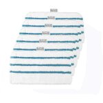 6 remplacement reutilisables microfibre pour black + decker balai vapeur steam mop fsm1600 fsmh1621 fsm1630 ...