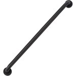 60 cm barre d'appui salle de bain, antid�rapante en acier inox 201 barre d'appui de s�curit� noir huil� ...