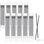 60 pi�ces mines de crayon de chantier, 2. 8mm recharges de crayons de charpentier, r�sistantes � rupture ...