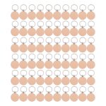 60 pièces séries porte - clés en bois rond vierge bricolage peuvent graver des cadeaux de 60 pièces séries porte - clés en bois rond vierge bricolage peuvent graver des cadeaux de