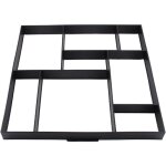 60 x 50cm moule � pav� plastique pavage moyen b�ton moules pierres stepping stone jardin all�e moule ...
