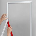 610 x 2 cm (l x l) pour rail de chaise, garniture pr� - appr�t�e pour d�coration de la maison et protection ...