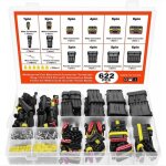 622 pi�ces connecteurs �lectriques �tanches, connecteurs �lectriques �tanches de voiture moto scooter ...