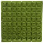 64 poches verticales pour l'ext�rieur en feutre pour plantes de jardin, sac de culture de fleurs, pot ...