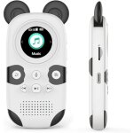 64gb lecteur mp3 enfants bluetooth 5. 0 avec haut - parleurs prend en charge la radio fm, rveil, enregistreme ...