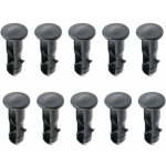 65 x18mm lot de 10 goupilles de charnire pour couvercle de poubelles  roulettes en plastique noir pour ...