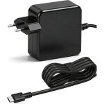65w usb c chargeur pour ordinateur portable, chargeur de type c pour lenovo thinkpad yoga, asus zenbook, ...