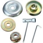 6pcs kit ecrou tete debroussailleuse universelle, pour dbroussailleuse thermique, stihl, echo, ryobi ...