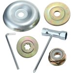 6pcs kit ecrou tete debroussailleuse universelle, pour dbroussailleuse thermique, stihl, echo, ryobi ...