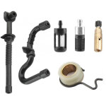 6pcs oil pump worm gear fuel oil hose filter service kit for stihl ms180 ms170 170 180 018 017 chainsaw ...