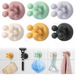 6pcs porte rasoir, support de rasoir douche, porte - brosse � dents salle de bain �tanche, crochet adhesif ...