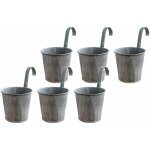 6pcs pots de fleurs à suspendre en fer vintage avec crochets pour décoration intérieur extérieur de maison ... 6pcs pots de fleurs à suspendre en fer vintage avec crochets pour décoration intérieur extérieur de maison ...