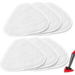 6pcs recharge de lavette balai vapeur en microfibre compatibles avec vileda steam mop / balais vapeur ...