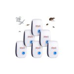 6pcs rpulsif  ultrason antiparasitaire, intrieur, appareil anti moustique / souris / cafards / rongeurs ...