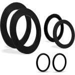 6pcs rondelles en caoutchouc avec joint torique, grand assortiment de rondelles en caoutchouc pour vannes ...