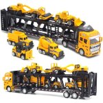 7 - in - 1 camion de construction, jouet de v�hicules, grue jouet, excavatrice enfant, cadeau d'anniversaire ...