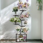7 - niveaux surport  fleurs vintage porte pots de plante en forme de l'arbre tagres design dcorative ...