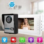 7 pouces lcd vido porte tlphone sonnette interphone camra moniteur systme de scurit  domicile ...