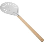 7 pouces pelle pizza perforée, spatule pizza, paddle ronde en aluminium anodisé dur, avec résistance ... 7 pouces pelle pizza perforée, spatule pizza, paddle ronde en aluminium anodisé dur, avec résistance ...