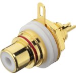 T - 710gi fiche rca femelle encastrable - monacor