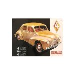 7line - plaque mtal publicitaire bombe 30 x 40 cm : renault 4 cv