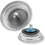 8. 2�8. 2�4cm 1 pi�ces cr�pine d'�vier de cuisine, filtre �vier cuisine, 304 bouchon evier cuisine inoxydable, ...