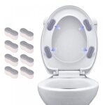 8 but�es de si�ge, rehausseurs de si�ge auto - adh�sifs, fixation pour abattant de wc, but�es en caoutchouc ...