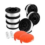 8 pack bobine fil coupe bordure compatible avec black et decker coupe bordures, bobine de fil debroussailleuse ...