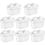 8 pack cartouche filtre pour brita, compatible avec brita maxtra mava elemaris xl carafe filtrante, 3 ...